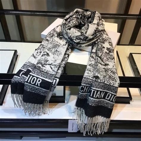 dior scarf white|christian Dior scarf cashmere.